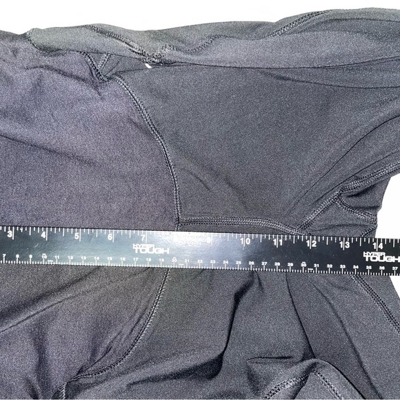 Old Navy Maternity Black Flare Activewear Pants Over-Belly Wide Leg M - Picture 7 of 8